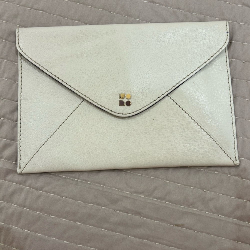 Kate Spade White Envelope Clutch